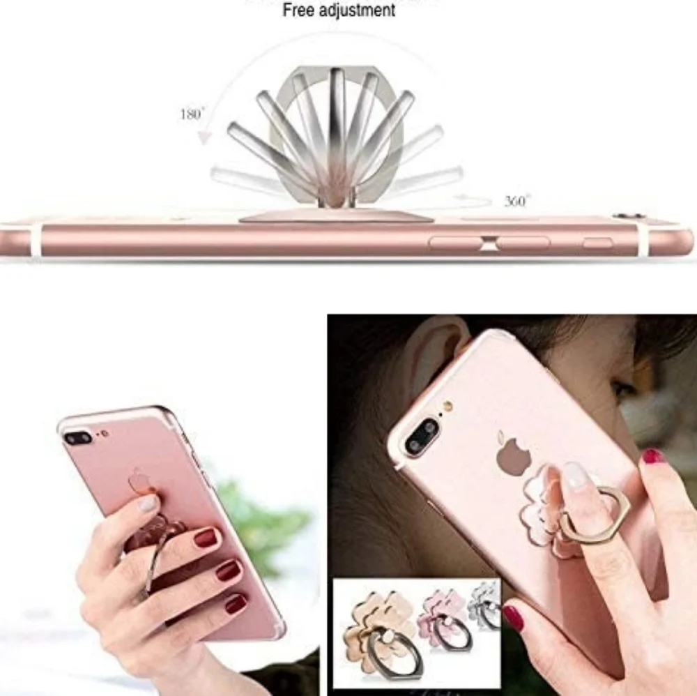 Shimmery SILVER TONED Phone Holder (NOT PINK)